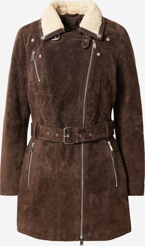 Manteau d’hiver 'Polar Day' FREAKY NATION en marron : devant