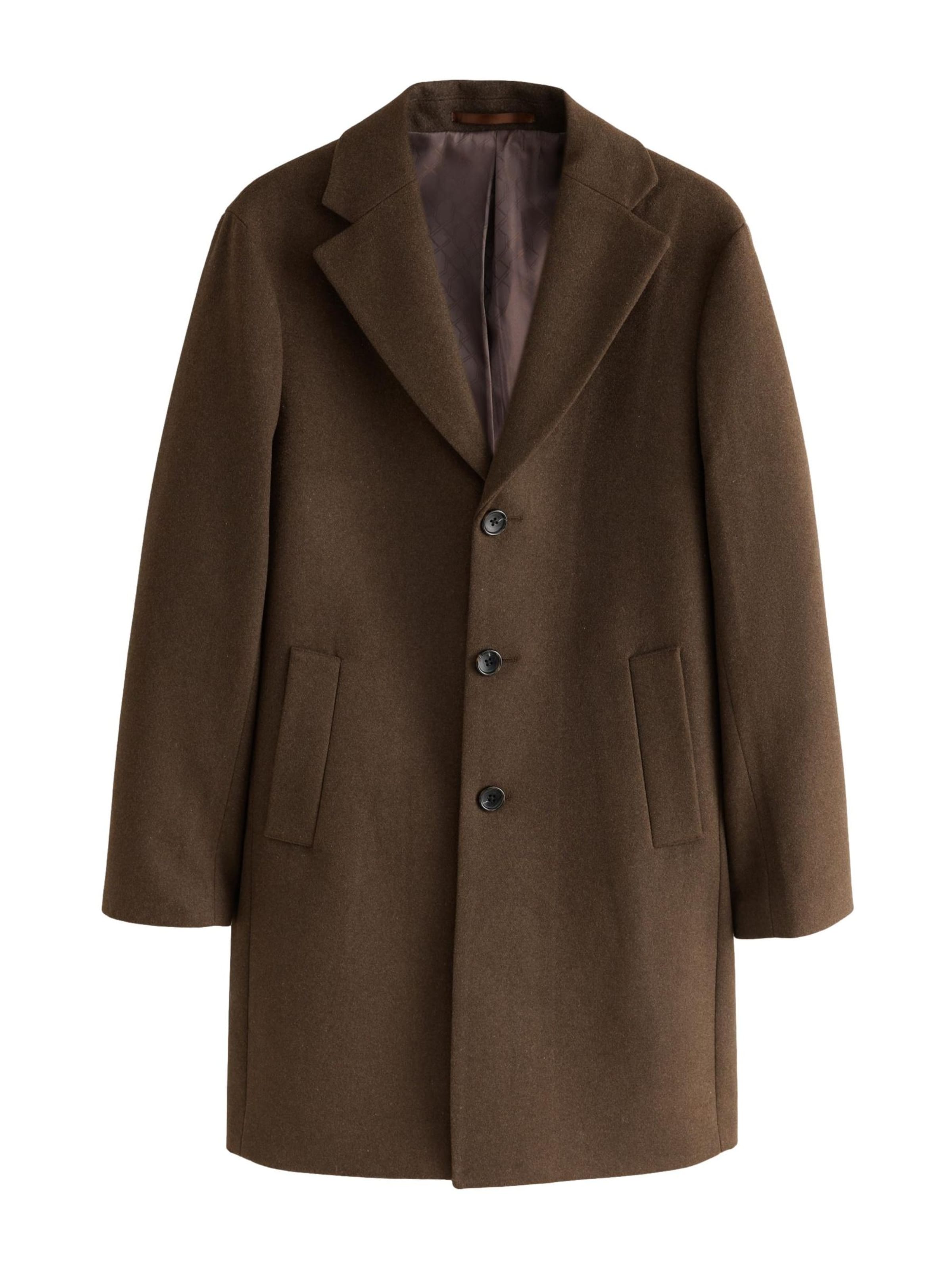 Manteau mi-saison Next en marron : devant