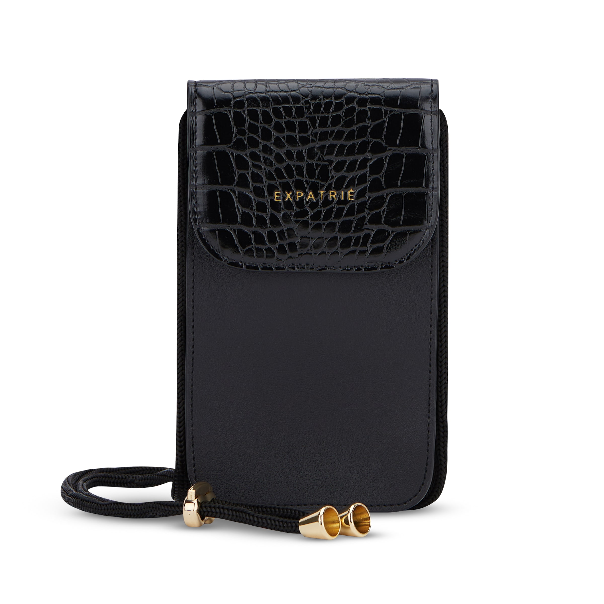 Expatrié Crossbody bag 'Amelie' in Black: front