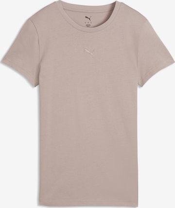 T-shirt 'Essentials' PUMA en beige : devant