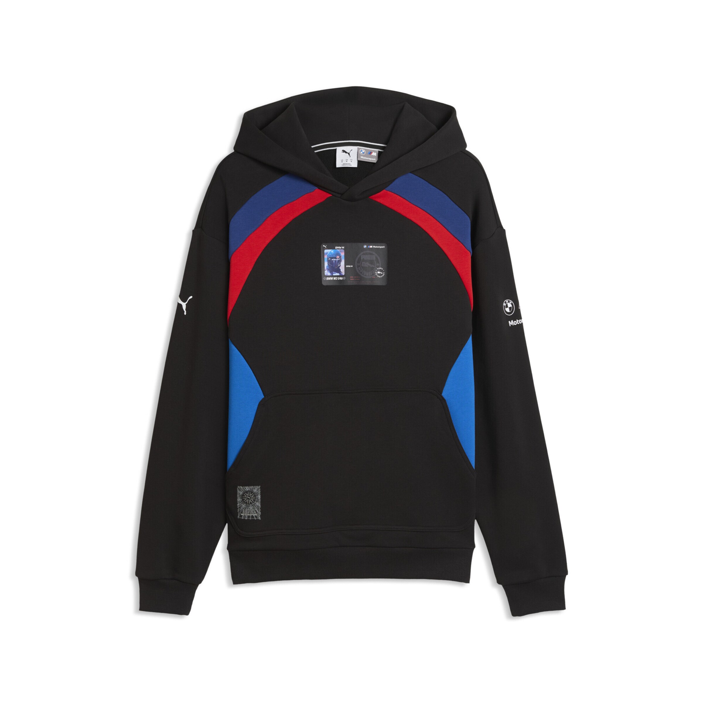 Sweat-shirt 'BMW M Motorsport' PUMA en noir : devant