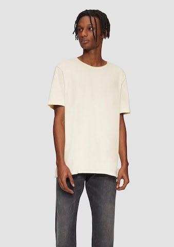 QS Shirt in Beige: voorkant