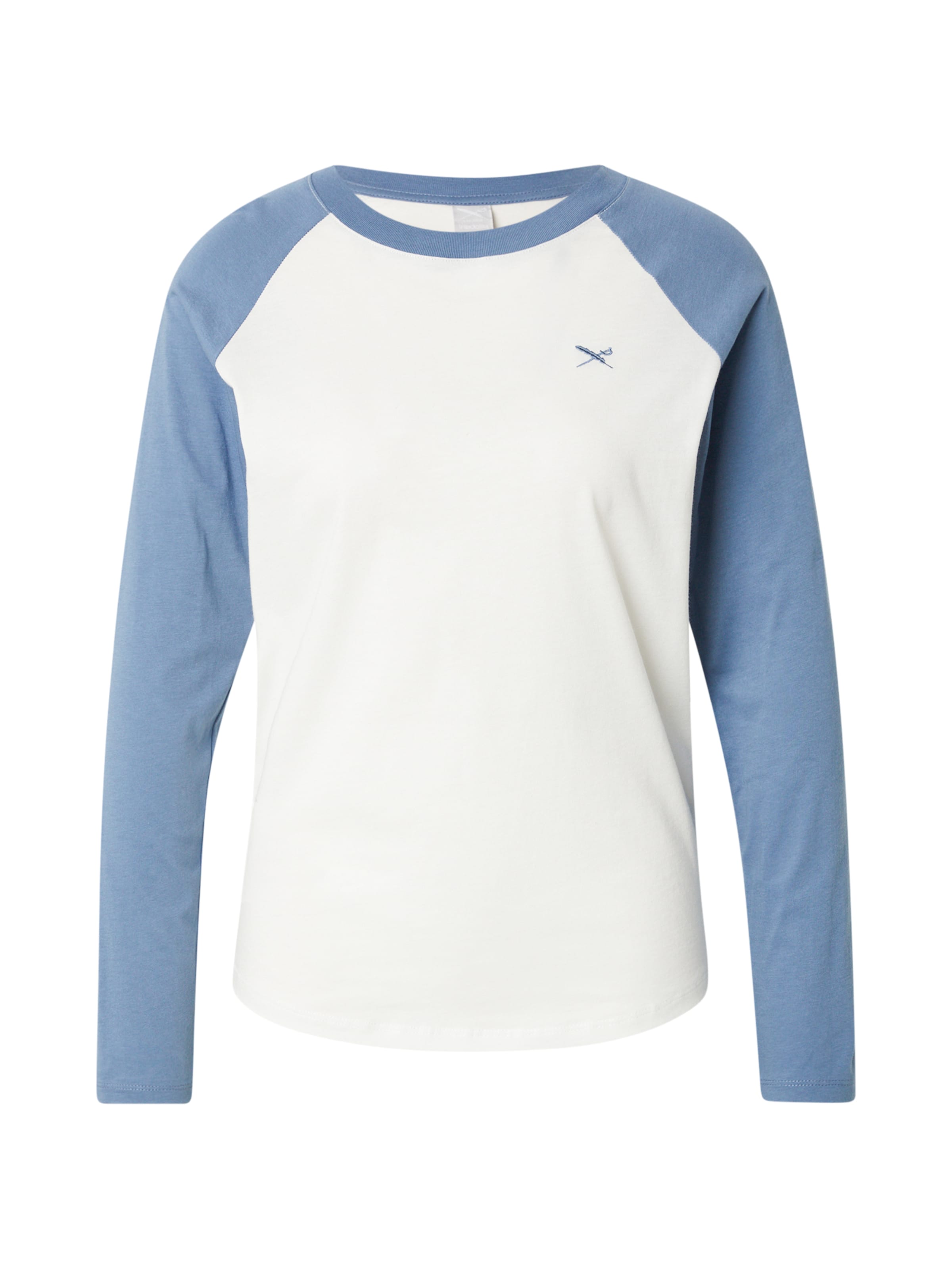 Iriedaily Tričko 'Flaggy' – modrá: přední strana