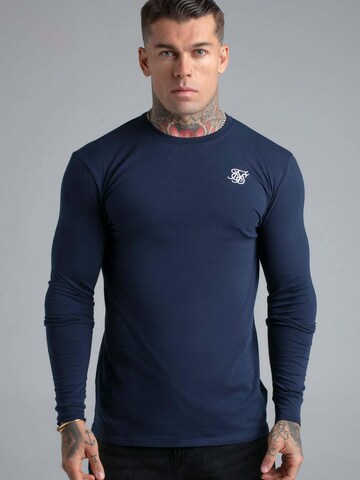 Maglietta 'Essentials' di SikSilk in blu