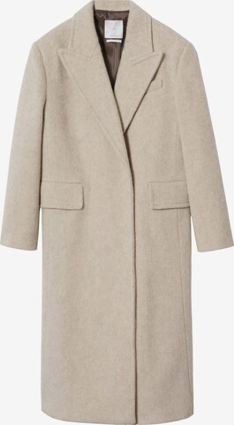 MANGO Between-Seasons Coat 'Ice' in Beige: front