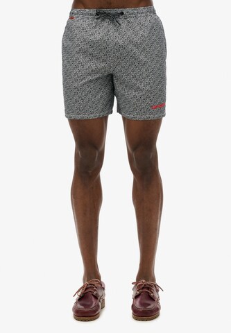 Superdry Board Shorts in Black: front