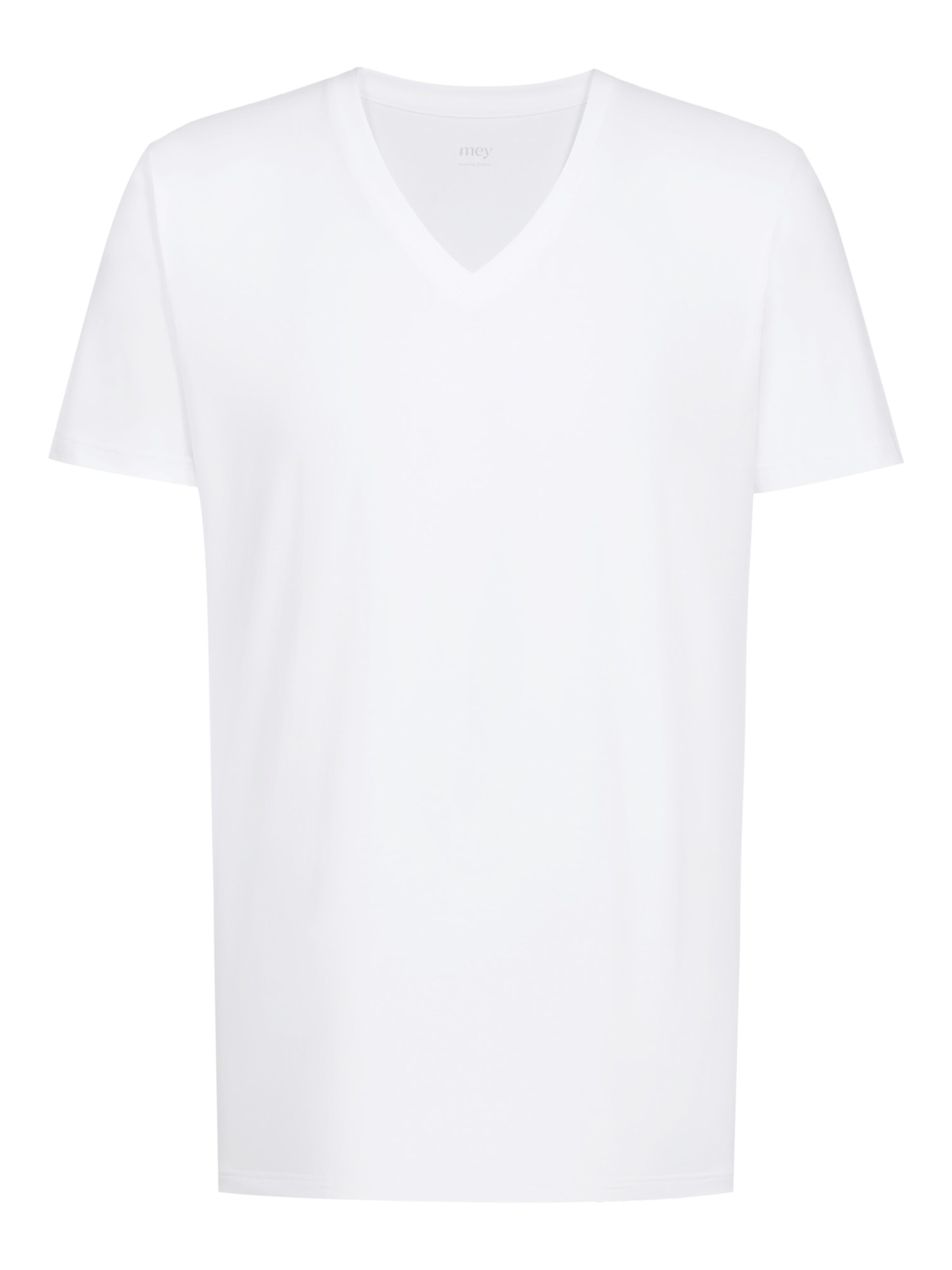 Mey T-Shirt 'Dry Cotton Colour' in Weiß: Vorderseite
