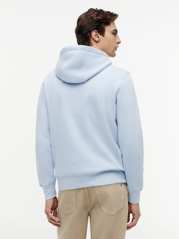 TOMMY HILFIGER Regular fit Sweatshirt 'Logo Embroidery Flex Drawstring' in Blue