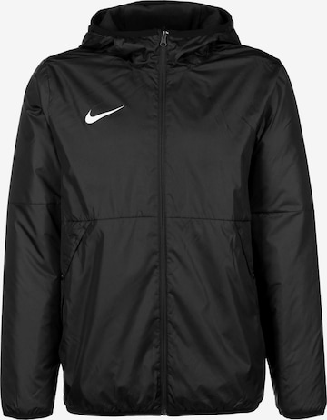 NIKE Athletic Jacket in Black: front