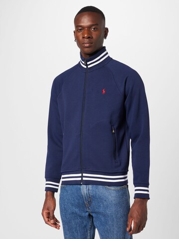 Polo Ralph Lauren Sweat jacket in Blue: front