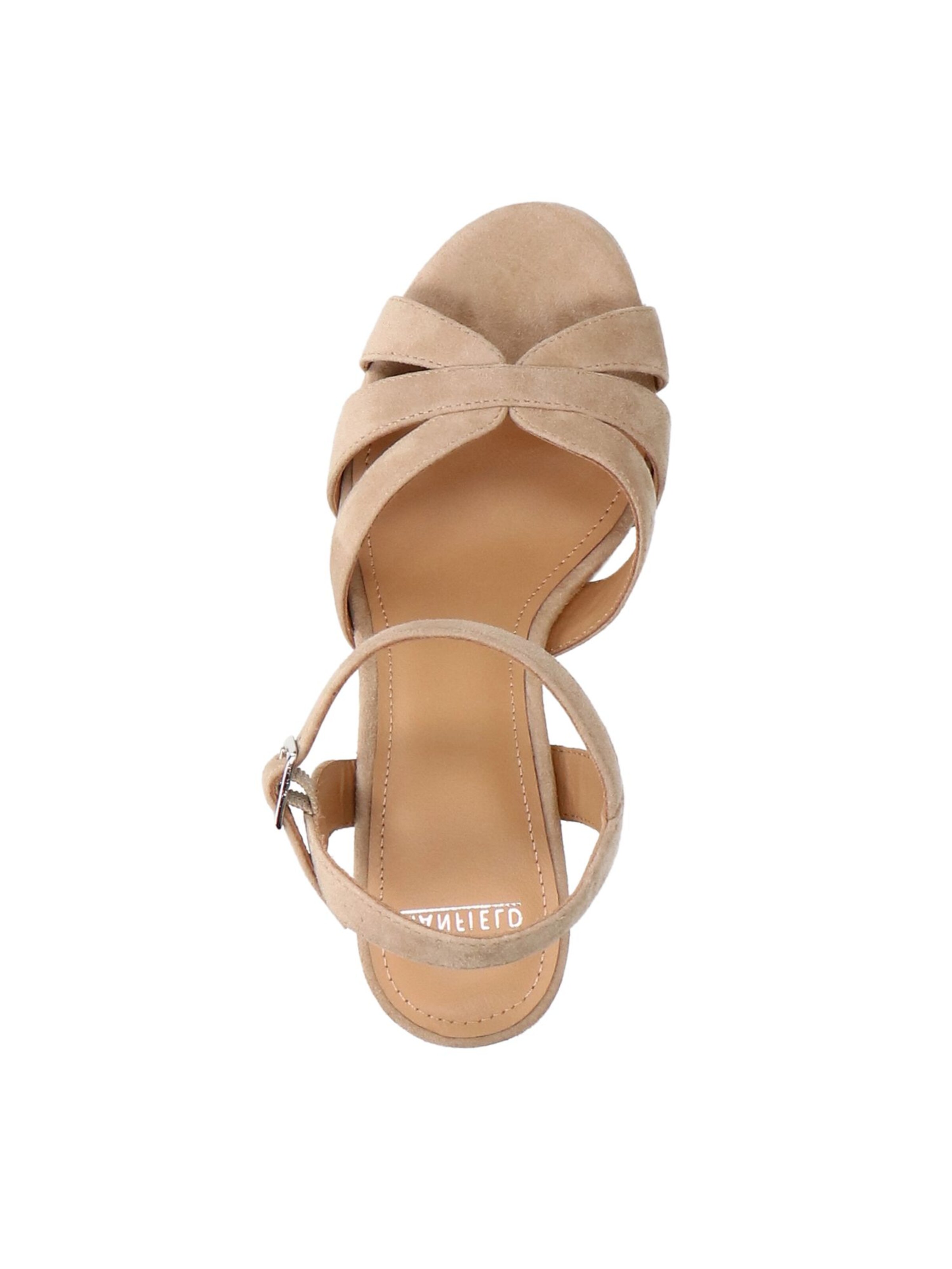 MANFIELD Sandale in Beige