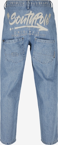 SOUTHPOLE Loosefit Jeans in Blau