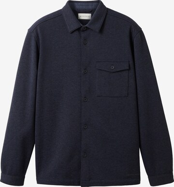 Coupe regular Chemise TOM TAILOR en bleu : devant