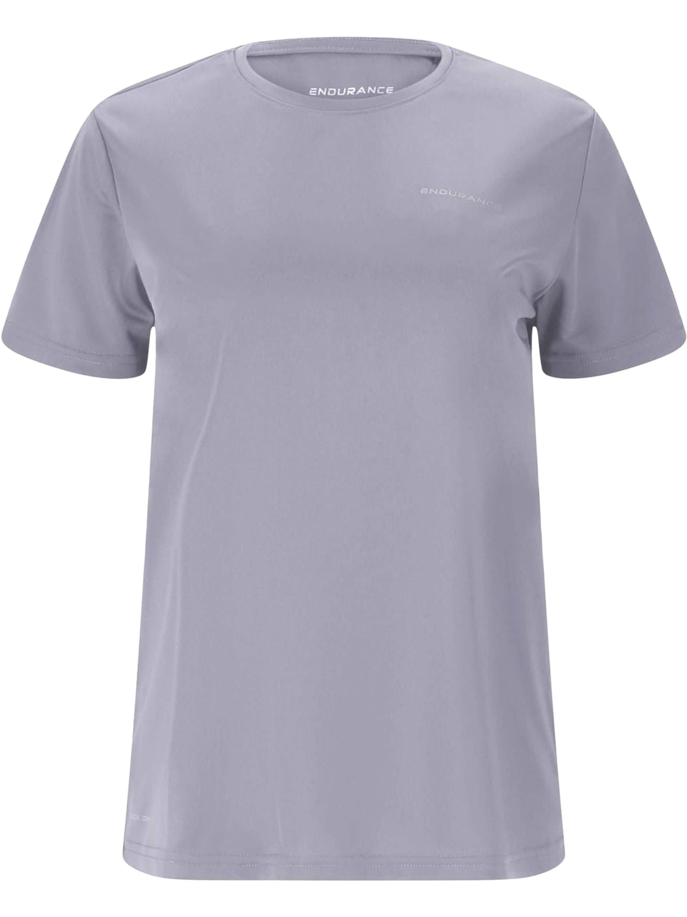 ENDURANCE Funktionsbluse 'Keily W S/S Tee' i grå: forside