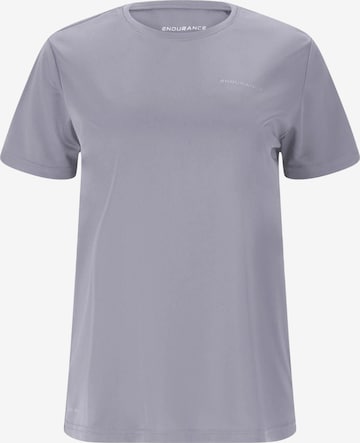 ENDURANCE Funktionsbluse 'Keily W S/S Tee' i grå: forside