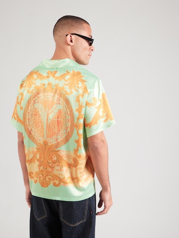 Carlo Colucci Mugav suurus Triiksärk, värv roheline: tagant vaates