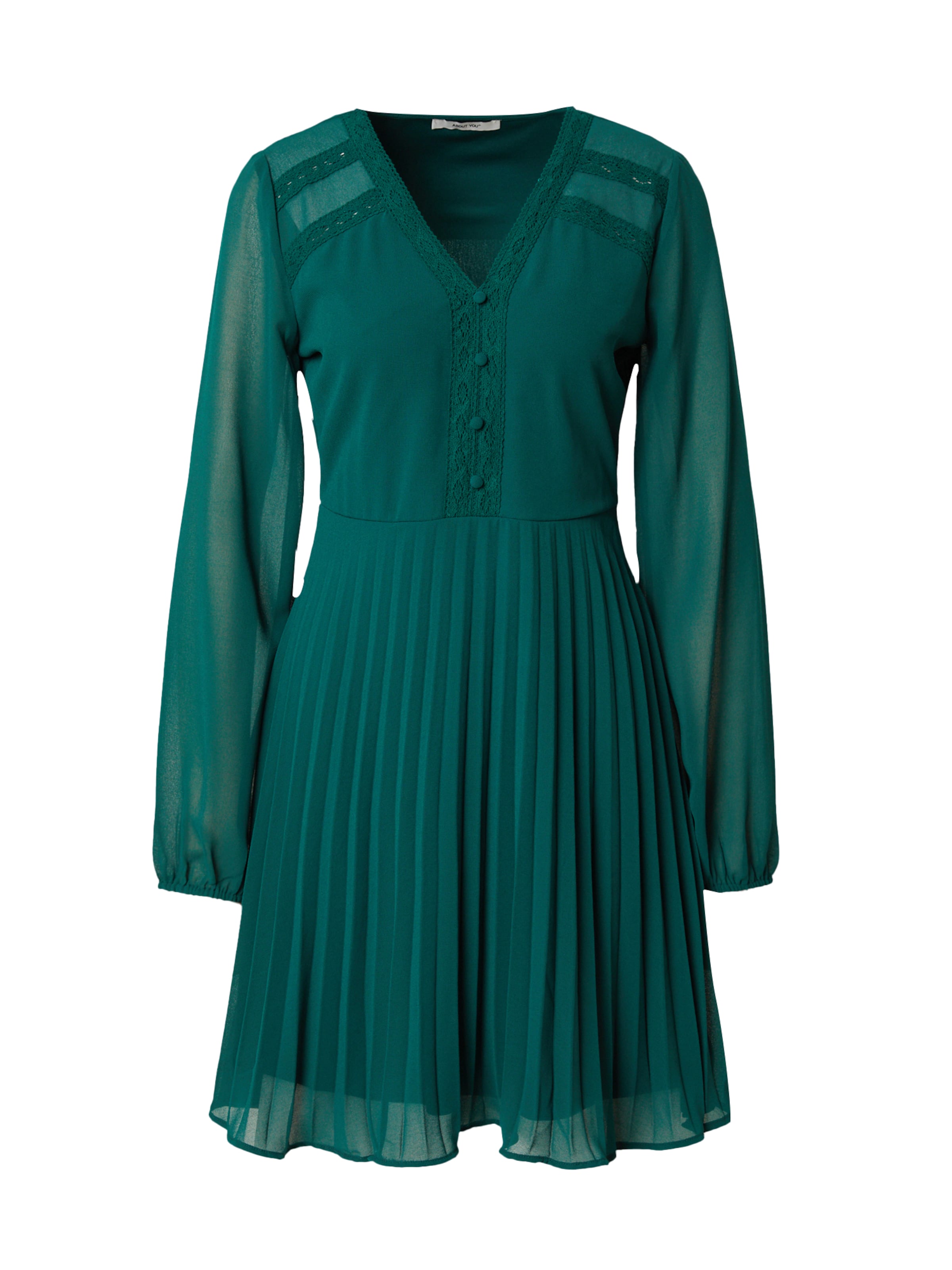 ABOUT YOU Kleit 'Perla', värv roheline: eest vaates