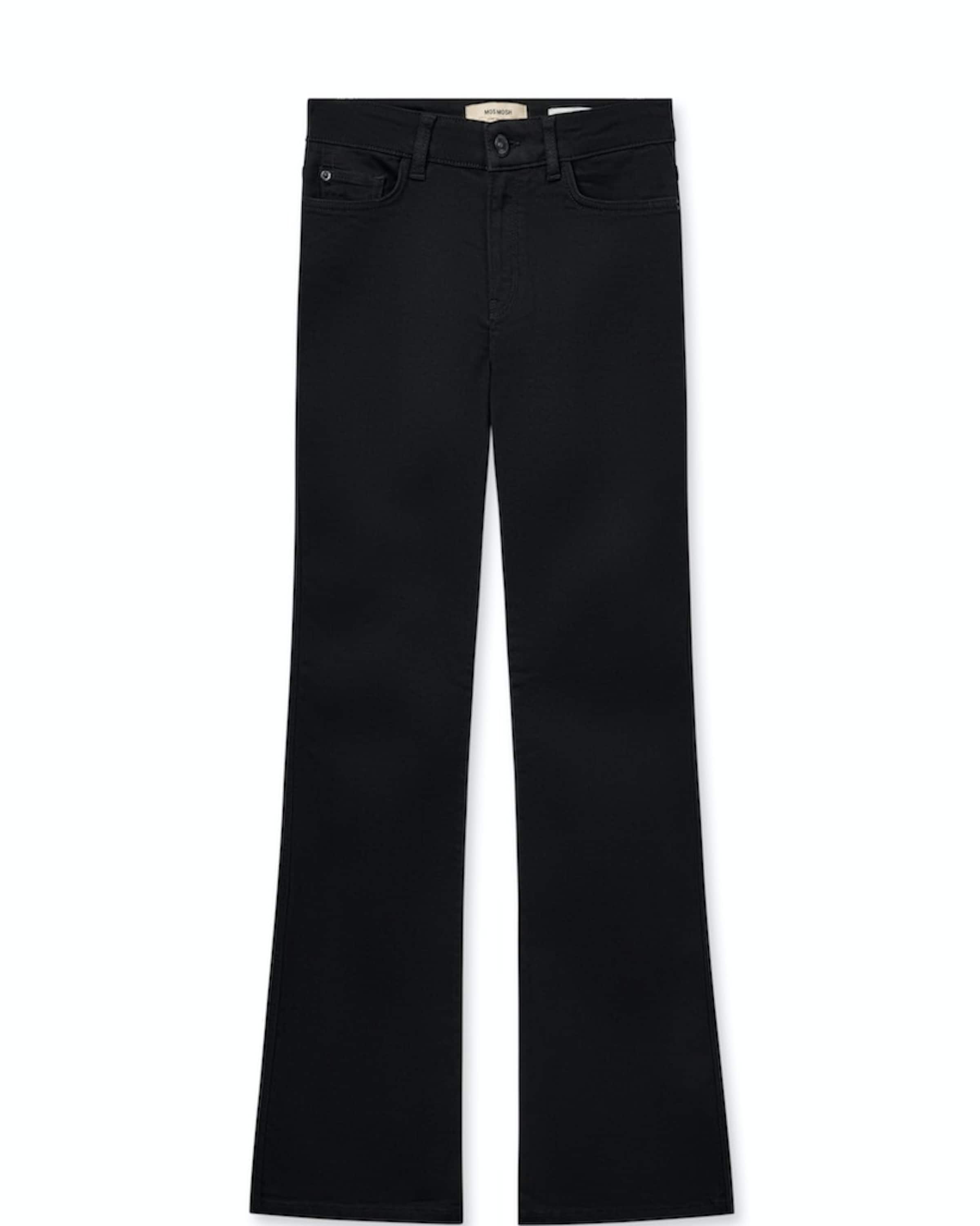 MOS MOSH Rozšírený strih Džínsy - Čierna: predná strana