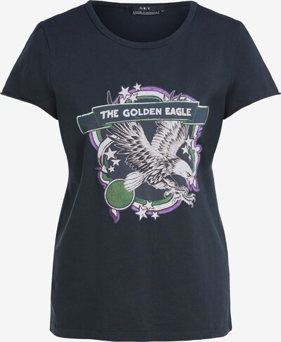 SET Shirt in de kleur Lichtgroen / Lila / Zwart / Wit, Productweergave
