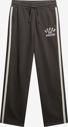 Pantalon 'Athletic Essentials' Superdry en gris : devant