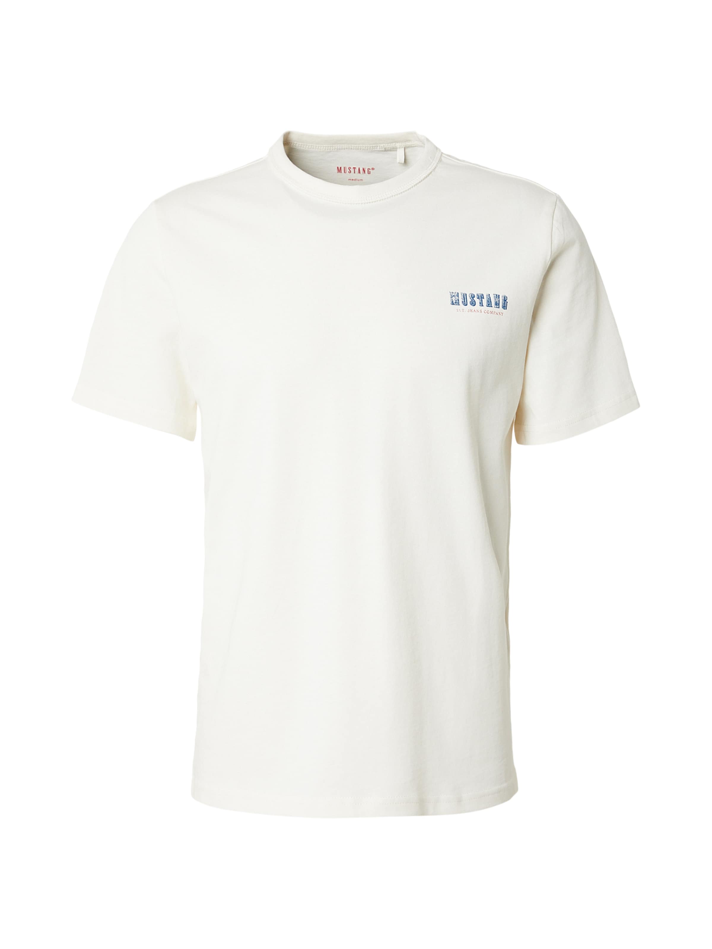 MUSTANG Μπλουζάκι 'Style Austin' σε λευκό: μπροστά