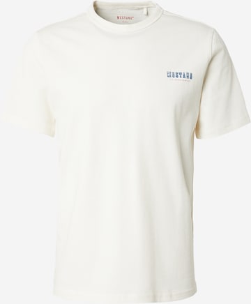 MUSTANG T-Shirt 'Style Austin' in Weiß: Vorderseite