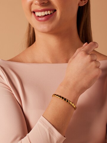 Lucardi Armband 'Herz' in Goud