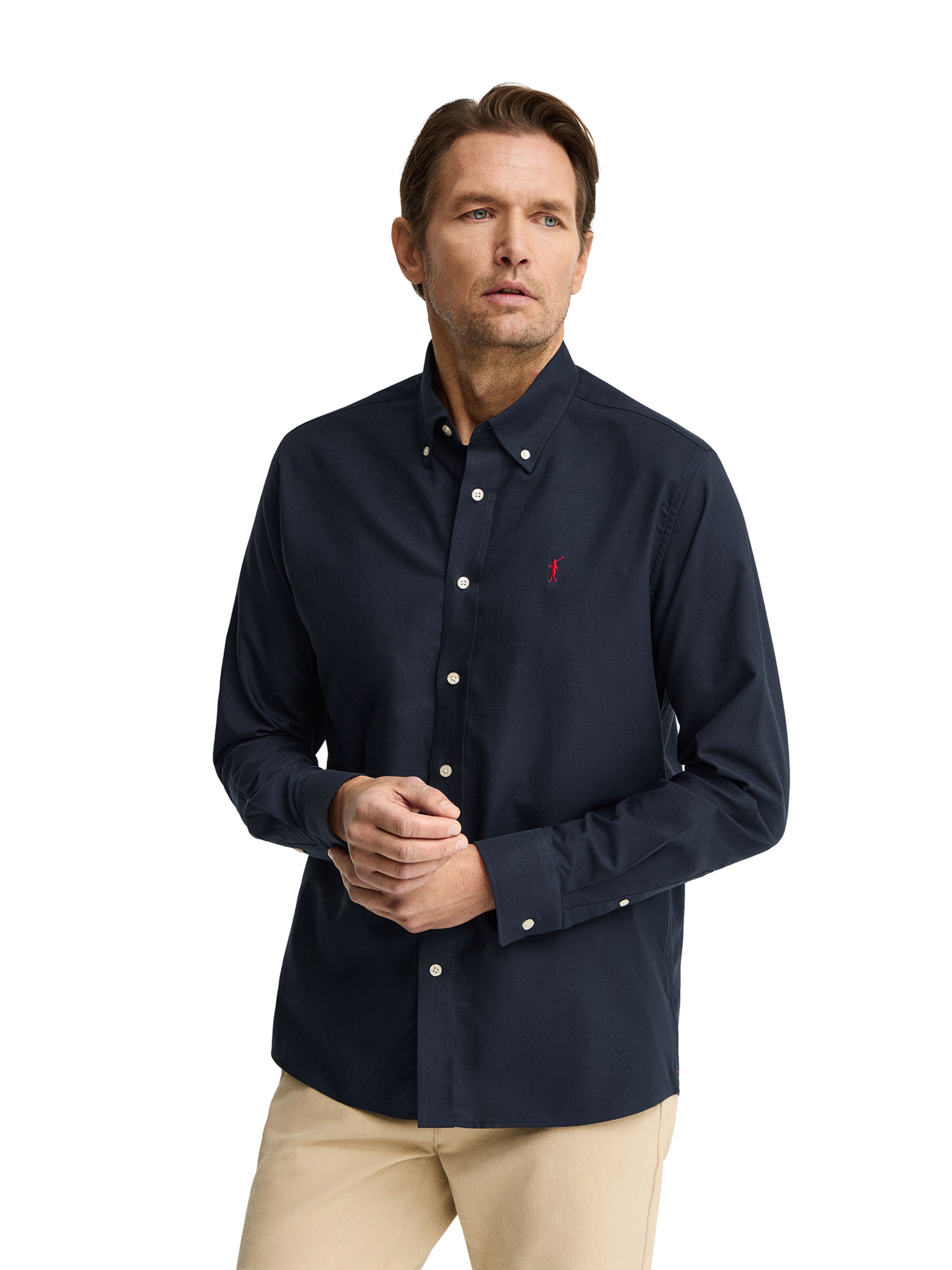 Polo Club Regular fit Button Up Shirt in Blue: front