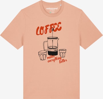 T-Shirt Watapparel en rose : devant