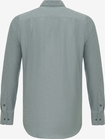 žalia DENIM CULTURE Standartinis modelis Marškiniai 'RUBEN'