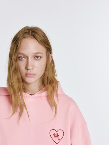 Pull&Bear Sweatshirt 'PACIFIC' i rosa