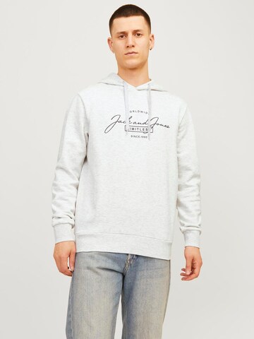 JACK & JONES Μπλούζα φούτερ 'JJFerris' σε λευκό: μπροστά