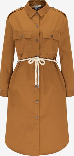 DreiMaster Vintage Robe-chemise en cognac, Vue avec produit