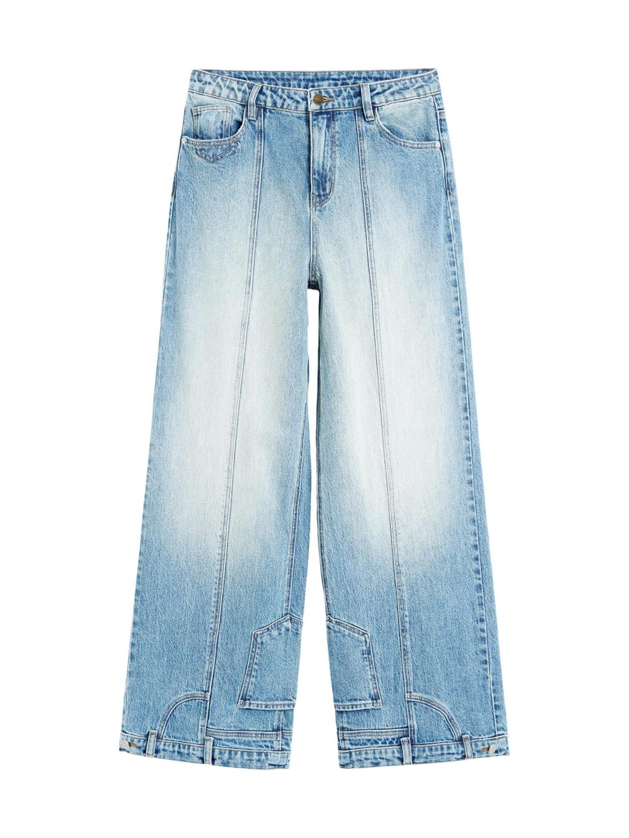 Wide leg Jeans 'DENIM_INVERT 26WWDD17' di Desigual in blu: frontale