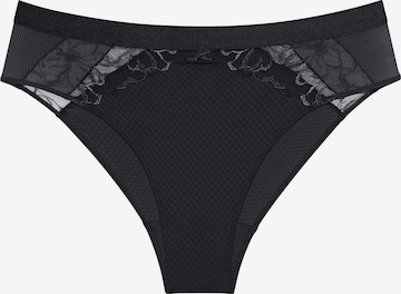 TRIUMPH Tai-Slip ' Florale Wild Azalea ' in Schwarz: Vorderseite