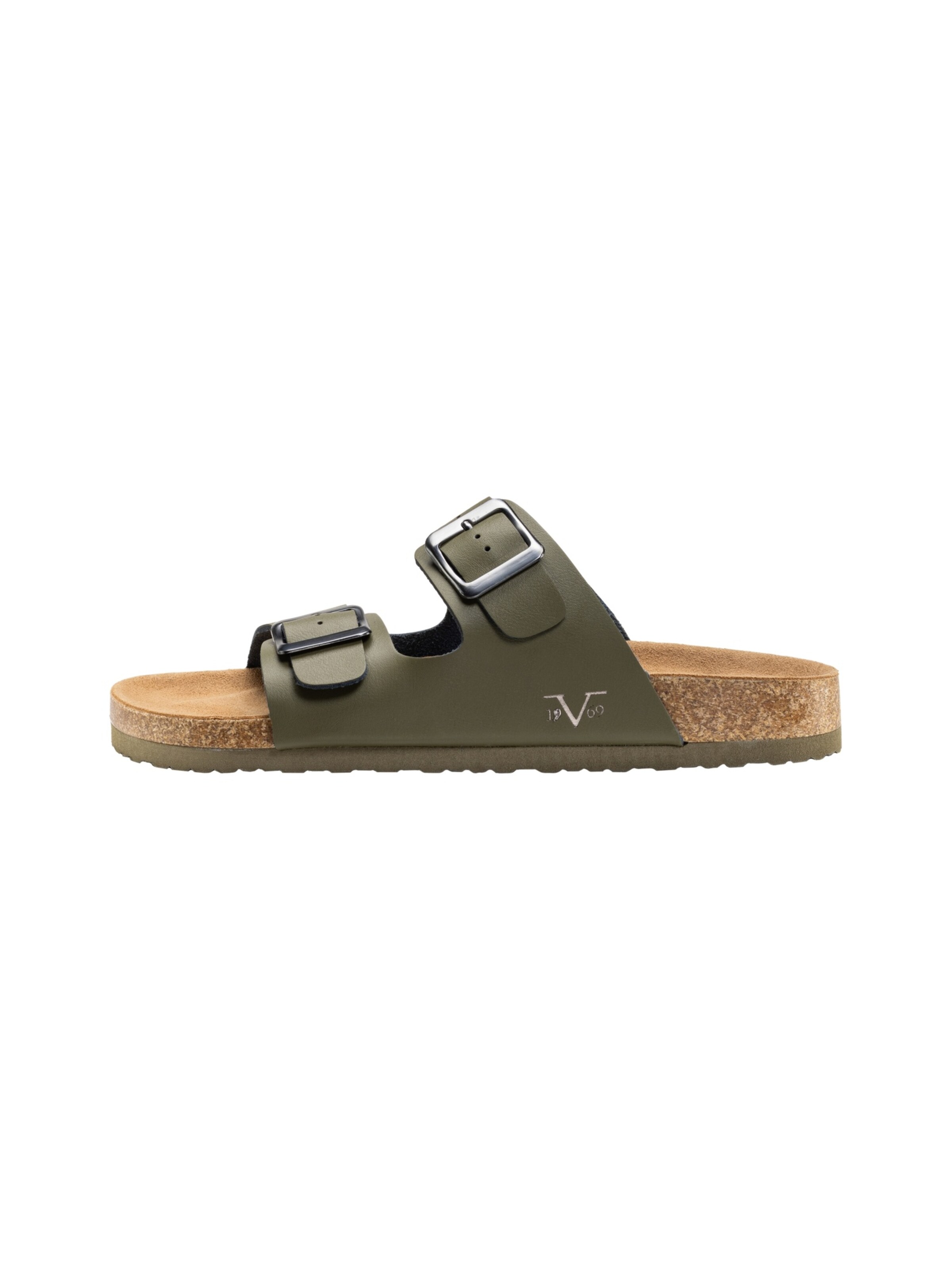 19V69 ITALIA Sandal ' SASSUOLO ACTION  ' in Green: front