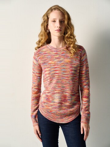 Pull-over KOROSHI en rouge : devant