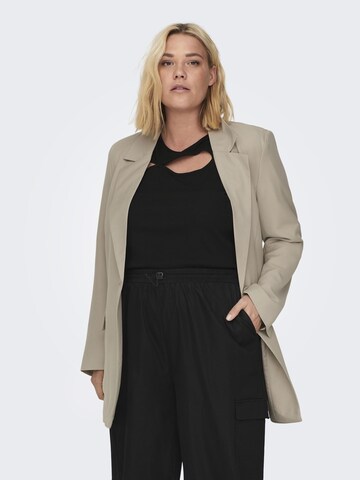ONLY Carmakoma Blazer in Beige: Vorderseite