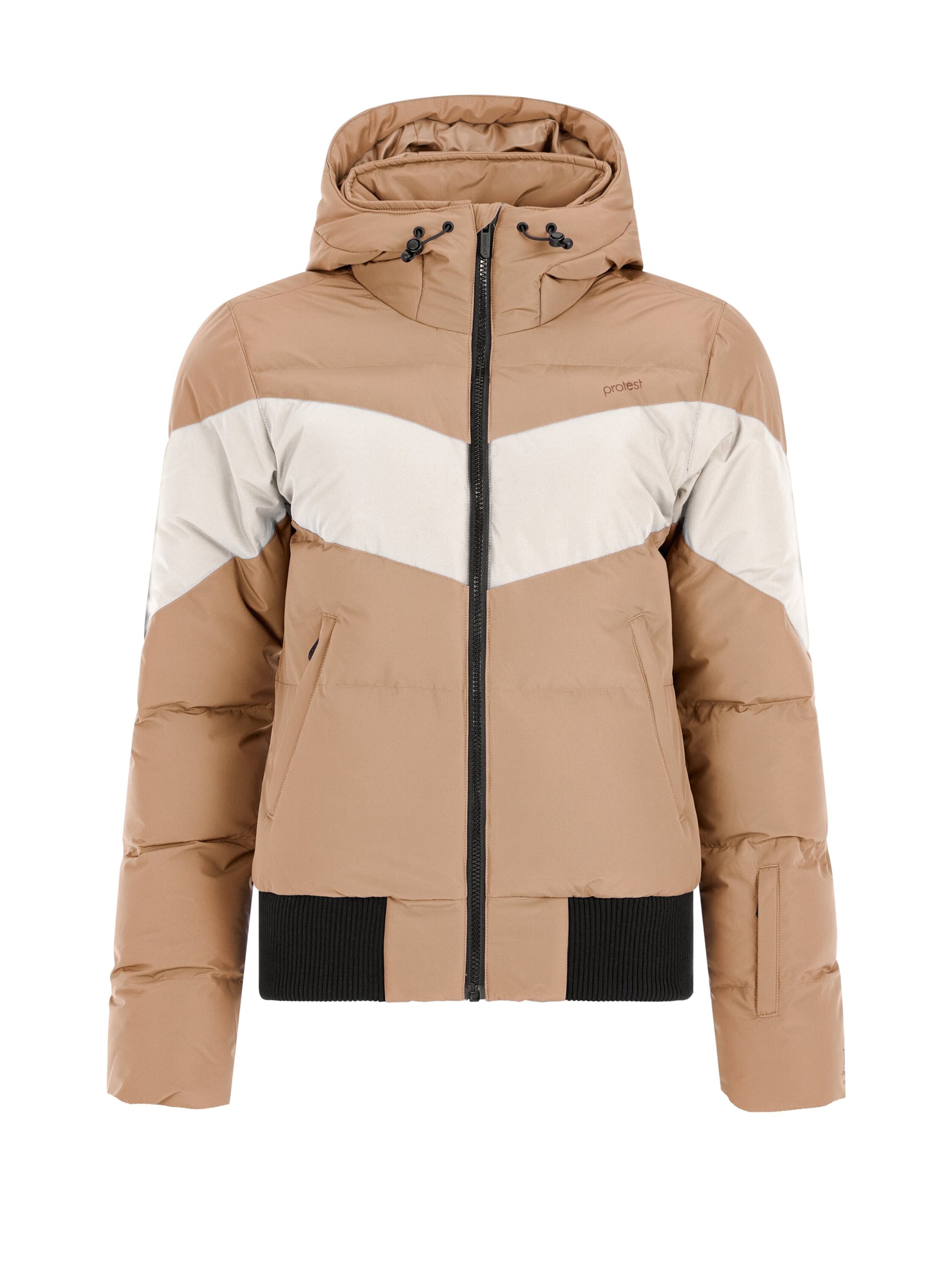 PROTEST Sportjacke 'PRTJilly'‌‌‌‌‌‌‌ in braun, Produktansicht