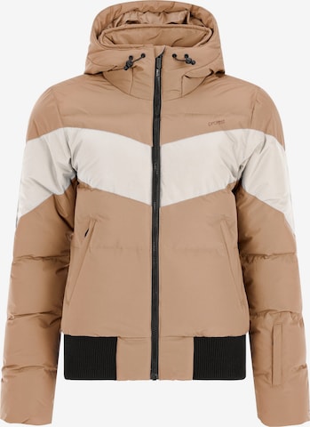 PROTEST Sportjacke 'PRTJilly' in Braun: Vorderseite