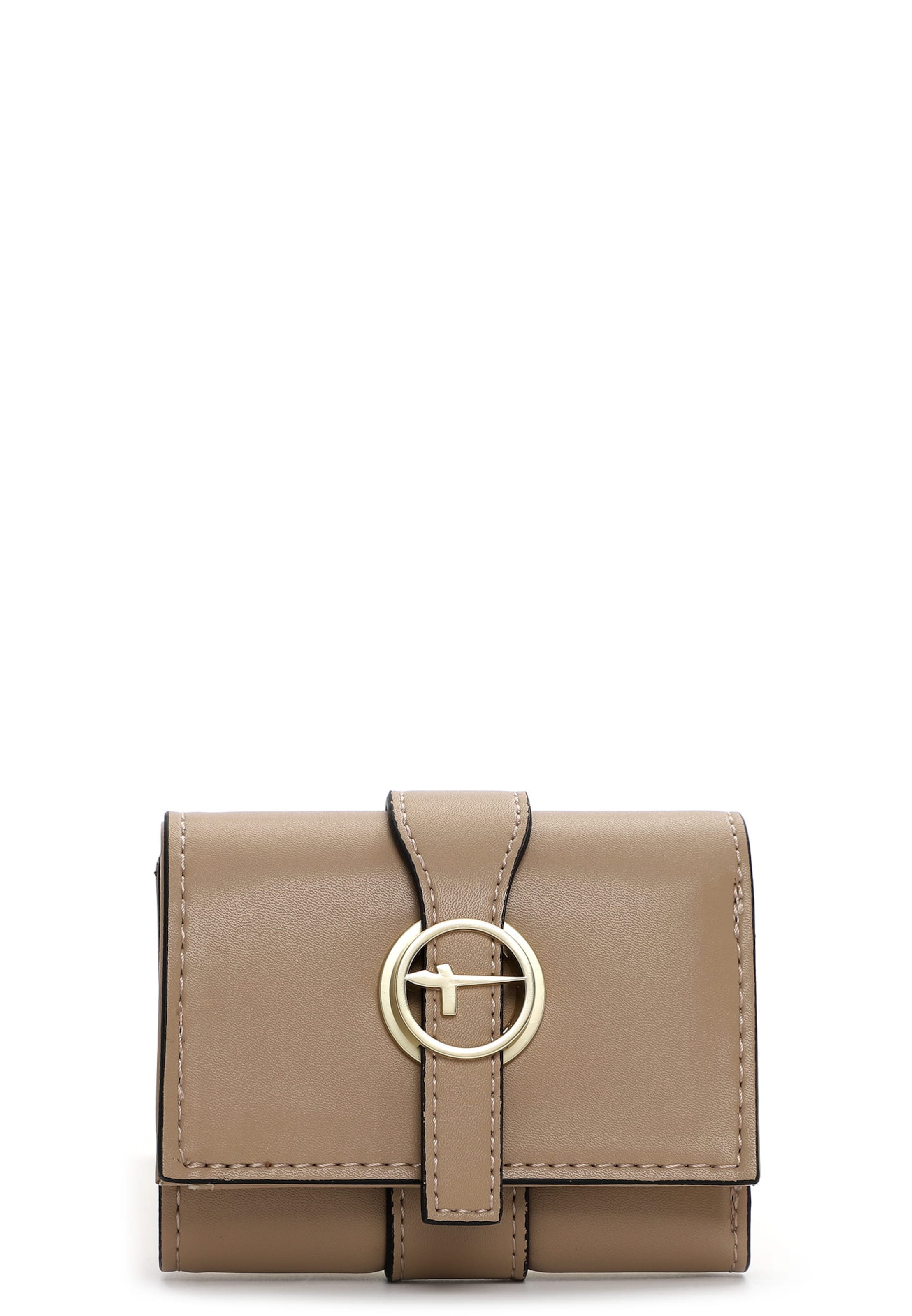 Tamaris Portemonnee 'Giorgia' in Beige: voorkant