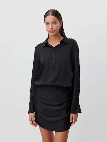Robe-chemise 'Stefania' LeGer by Lena Gercke en noir : devant