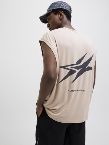 JACK & JONES Shirt in Beige: voorkant