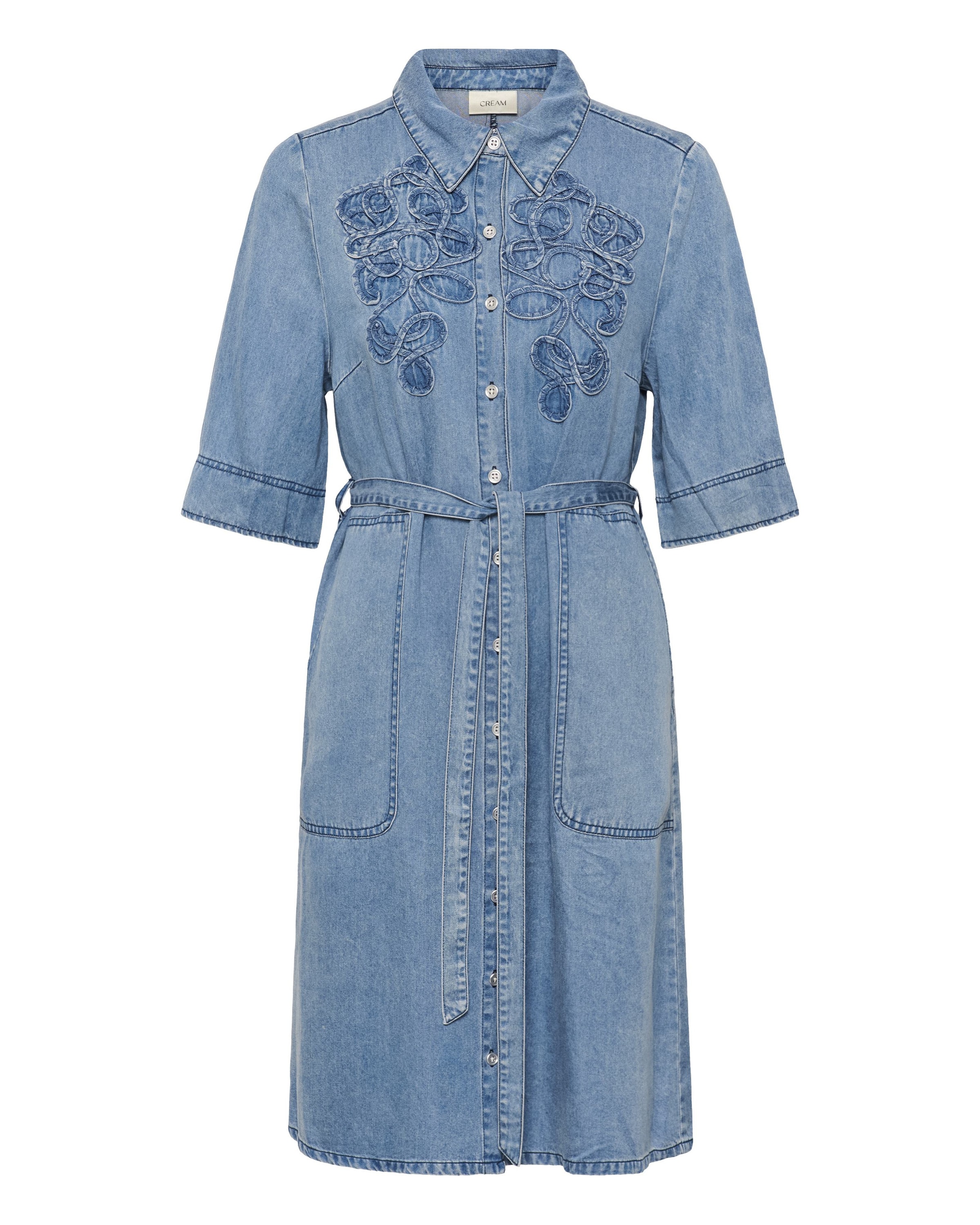 Cream - Vestido camisero 'CRBella' en azul: frente