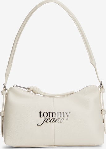 Tommy Jeans - Mala de ombro 'BOLD' em bege: frente