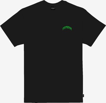 Propaganda Shirt 'Panther-Dreieck' in Black: front