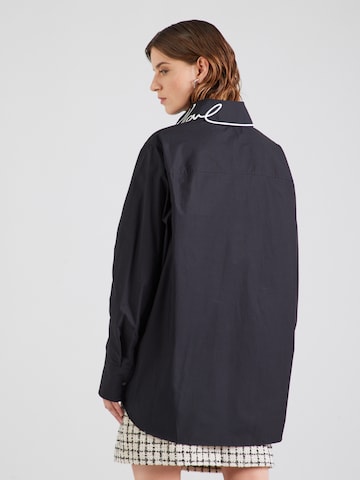 juoda Karl Lagerfeld Palaidinė: galas