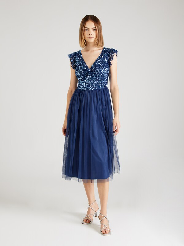 Maya Deluxe Cocktail Dress in Navy
