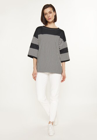 Usha Shirt 'Fashion Look' in Zwart