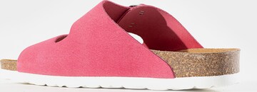 Bayton Pantoletter 'Vegan' i pink: forside